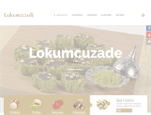 Tablet Screenshot of lokumcuzade.com
